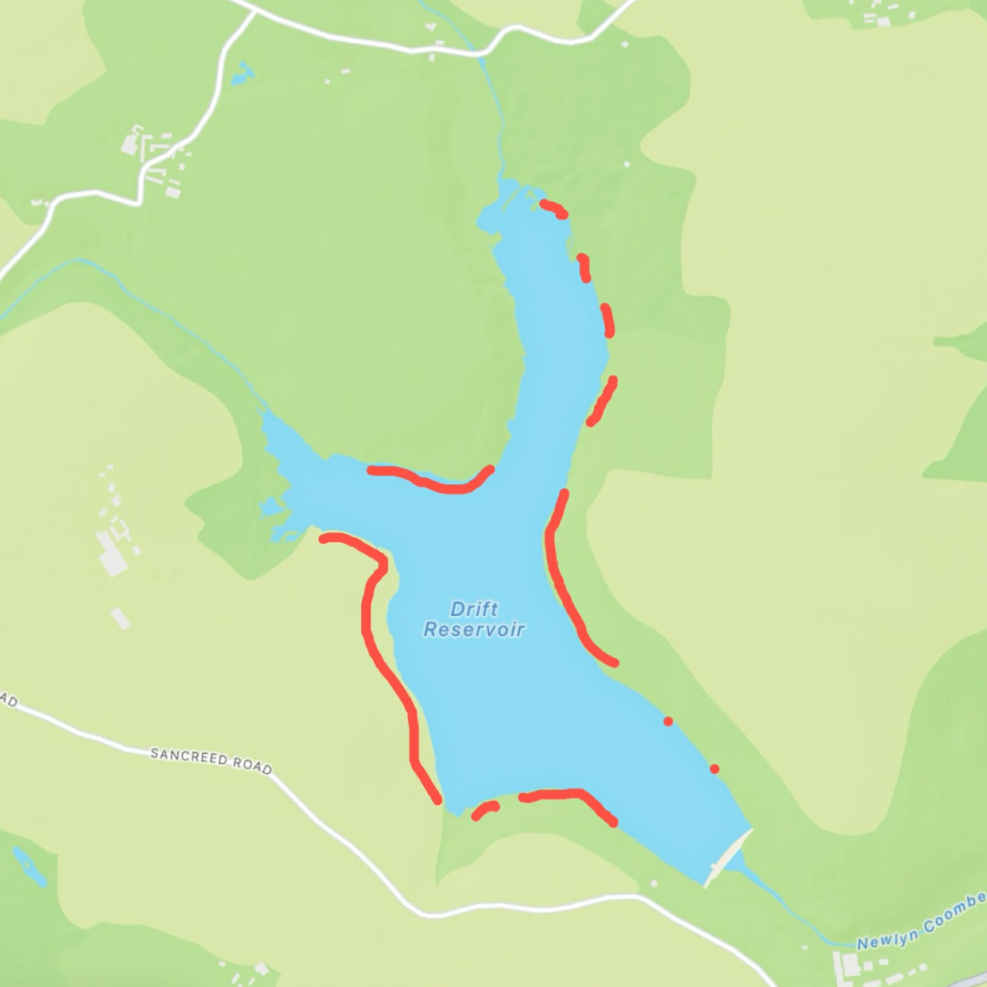 Map of Drift Reservoir